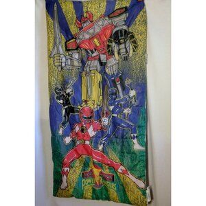 Vintage Kids Sleeping Bag Mighty Morphin Power Rangers Transformers Youth Size